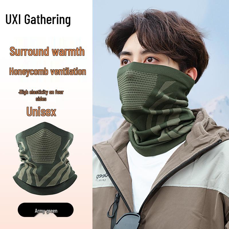 Thickened Breathable Winter Cycling Mask for Cold Protection - Ski, Motorcycle, and Outdoor Use