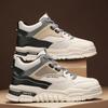 Mens Sneakers Fashion High Top Male Casual Shoes Platform Comfortable Board Shoes Breathable Non-slip Sport Shoes Walking Shoes