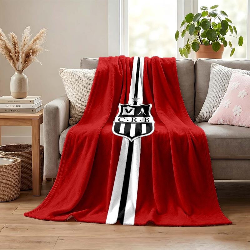 CR Belouizdad blanket Flannel Blanket Soft Cozy Plush Throw for Sofa Bed Lightweight Home Decoration Gifts for Christmas various holidays