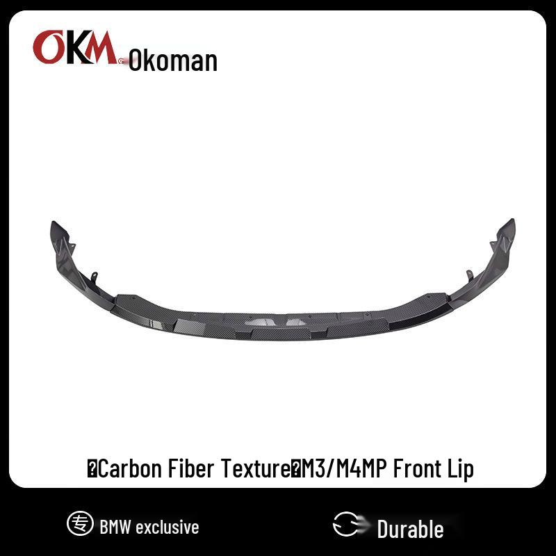 

BMW M3/M4 2020-2024 G80/82 Exterior Upgrade Kit: Front Splitter Lip Diffuser Modification Gloss Black