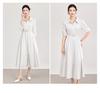 Elegantly Stylish Tencel Cotton Shirt Dress for a Fashionable Commute – Spring/Summer Collection