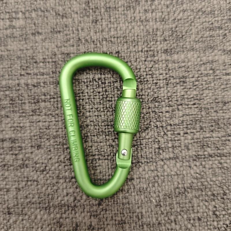 D-shaped Buckle Thickened Outdoor Keychain Buckle Aluminum Alloy Hook Earphone Box Bag Water Bottle Quick Clip