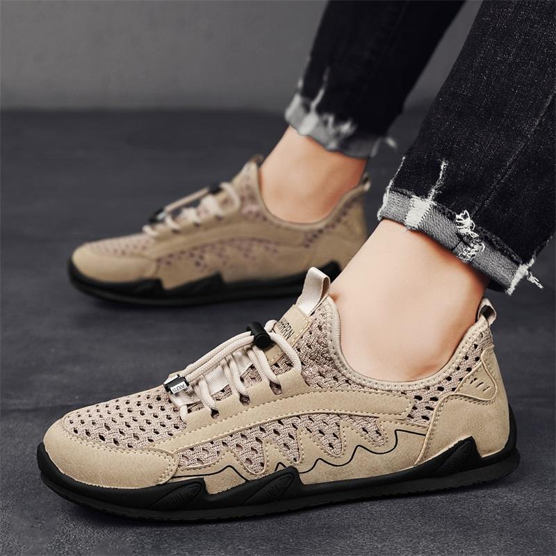 Fashion CYYTL Mesh Shoes For Men Summer Sneakers Breathable Casual Outdoor Running Tennis Platform Sports Hiking Designer Luxury Loafers