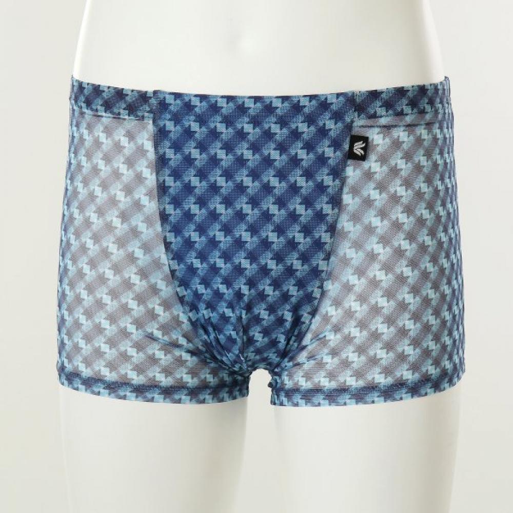 

Wacoal Men S meSh Print drawerS Wmp2455 Blue/95