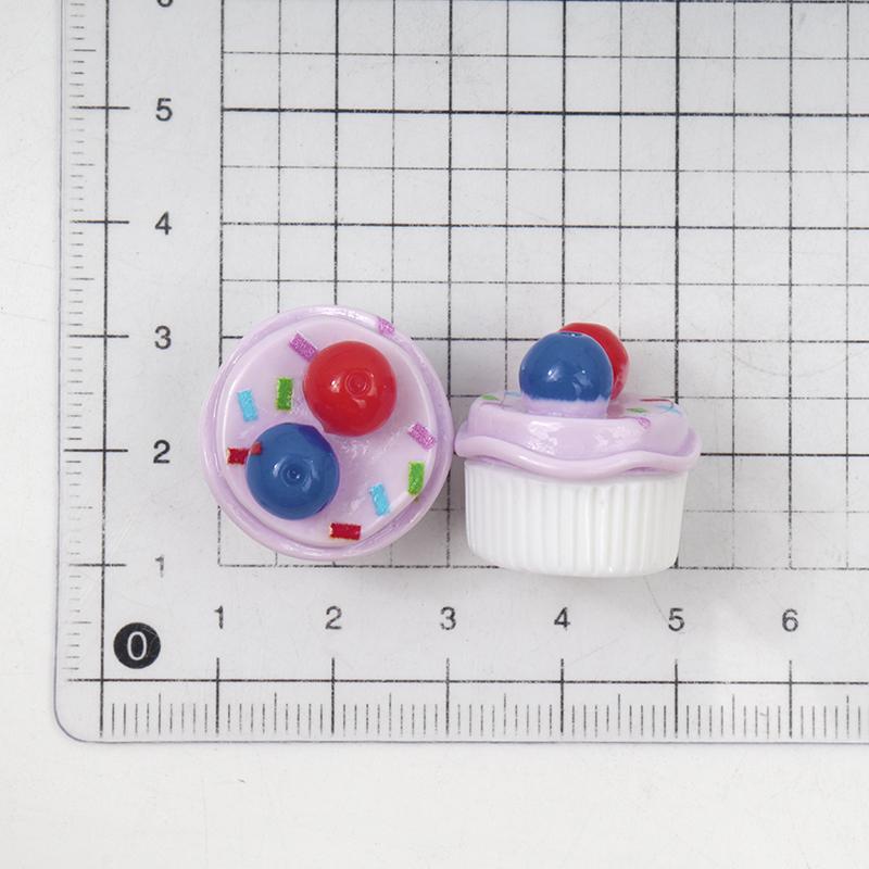 10/100Pcs Kawaii 3D Miniatures Bread Cookies Cake Flatback Resin Cabochon Dollhouse Decoration Diy Embellishments Craft Keychain