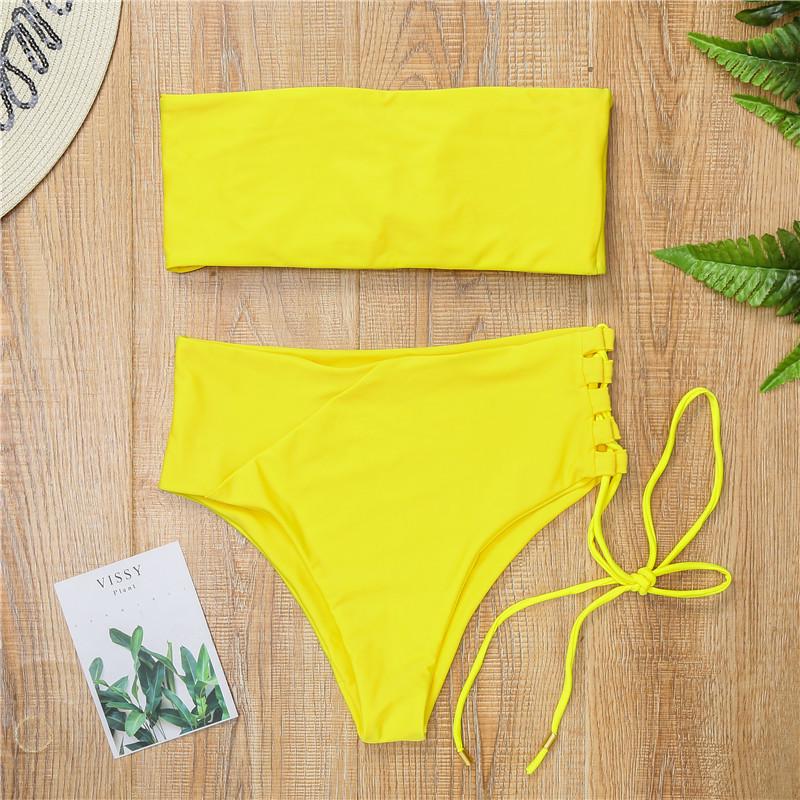 White Push Up Swimsuit Summer Beach Bikini Set High Waist Solid Swimming Suit Women Swimwear Leopard Print Bathing Suits