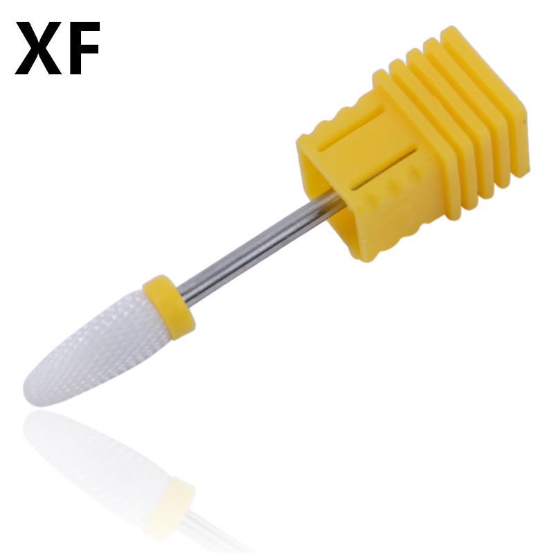 Nail Ceramic Grinding Head Single Corn Shape Nail Electric Grinder Special Accessories Grinding Head