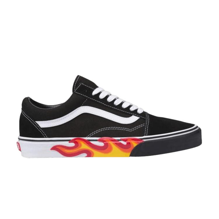 

Кроссовки унисекс Vans Old Skool Flame Cut Out Black True-White VN0A38G1UJG