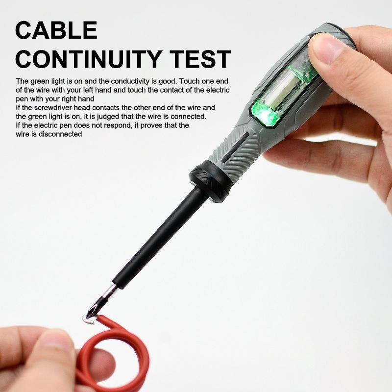 Non-Contact Screwdriver Voltage Tester Pen Ac12-250V Lcd Display Screen Voltmeter Detector Electrical Pen Voltage Indicator