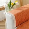 Non-slip Chenille Sofa Cover Summer Universal Couch Cushion Slipcover for Living Room Solid Color Sofas Mat Furniture Protection