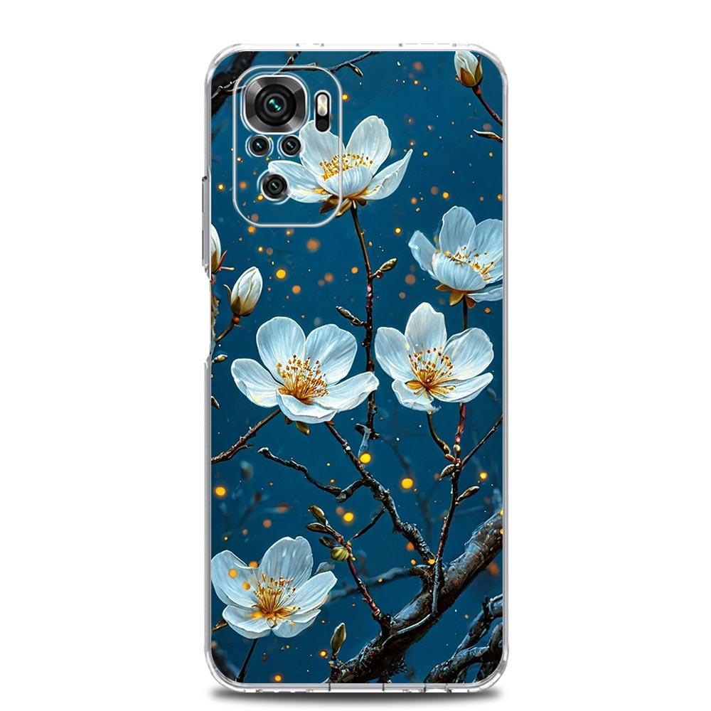 Oil Painting Of Flowers Soft Phone Case For Xiaomi Redmi Note 15 14 13 12 4G 10 11 Pro Plus 5G 14C 13C 12C 10C 9A Cover