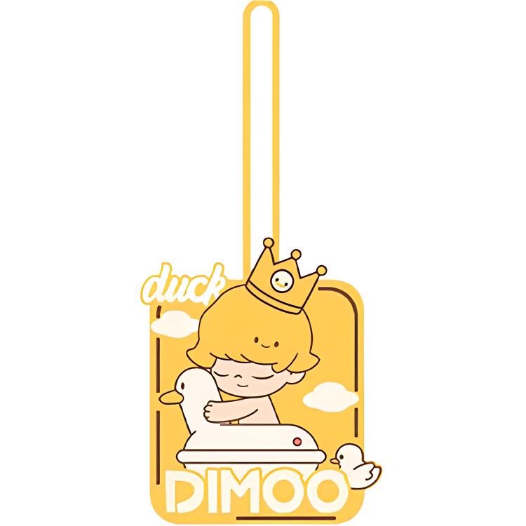 New POP MART DIMOO Pet Vacation Collection Luggage Tag Trend Based Products PPMT-2309-0072