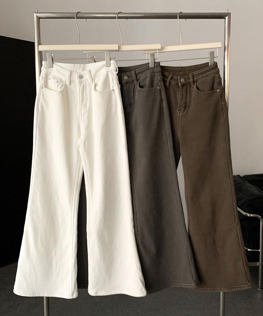 Baseukala Bootcut Cotton Pants (3Colors)