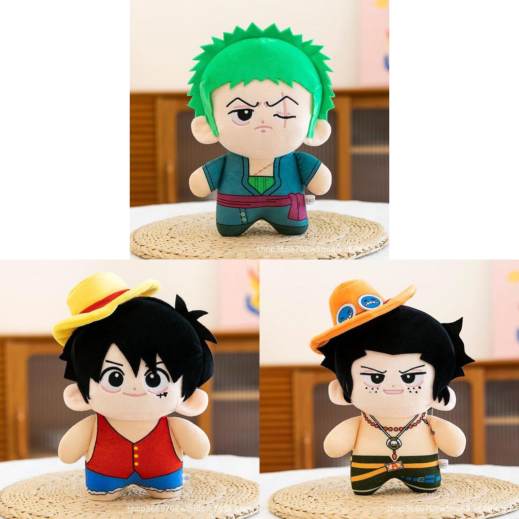 One Piece Plush Toy Luffy Ace Zoro Sanji Collectible Gift For Fans