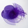 Feather Top Hat Shape Hair Clip Girls Halloween Hair Hairpins Lovely Hair Clip