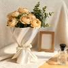 3d Printed Flower Holder Silk Texture Flower Display Container Nordic Style Desktop Ornament  Room