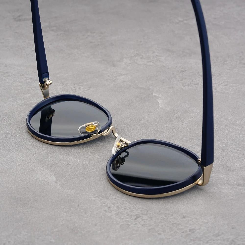 Modna stopowa oprawka okularów optycznych męska anty-niebieskie światło przezroczyste soczewki okulary vintage casual metalowa oprawka oprawka do okularów