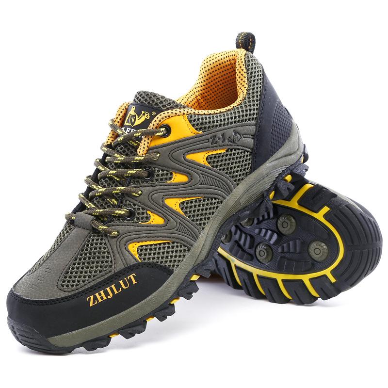 

Large size outdoor hiking shoes for men and women breathable non-slip mesh summer low-top wear-resistant mountain climbing hiking shoes 44
