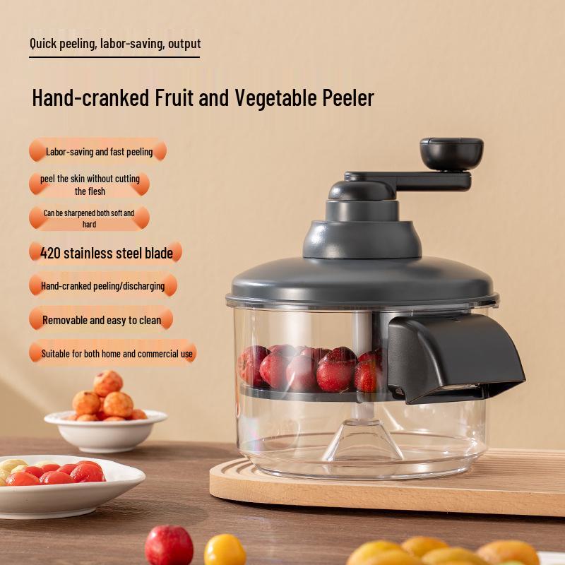 Electric Multi-functional Fruit & Vegetable Peeler with Grape and Raisin Mode - Automatic Model for Home and Commercial Use