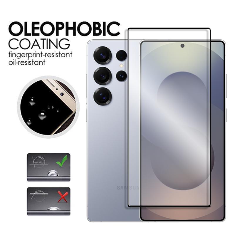6in1 Slim Soft Fiber Lens Cap + 9H Tempered Glass Flim For Samsung S26 Ultra S26 S25 FE Edge S24 S23 S22 S21 Plus Protector Flim