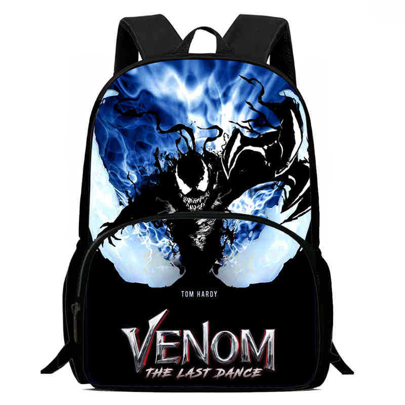 Venom 3 After a Dance Anime Backpack Student School Bag Computer Bag