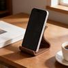 Portable Wooden Phone Stand for Desk - Lazy Bracket for Watching Videos