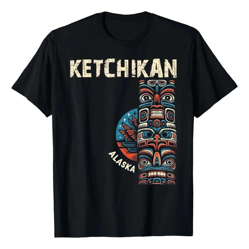 Camiseta De Lembran?a Ketchikan Alaska Totem Pole Ketchikan S разноцветный