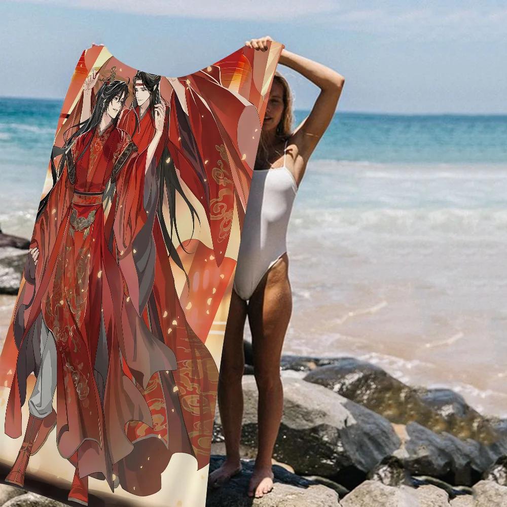 Mo Dao Zu Shi Anime Microfiber Printed Beach Towel Mountain Climbing Yoga Beach Swimming Running Absorbent Soft Towel