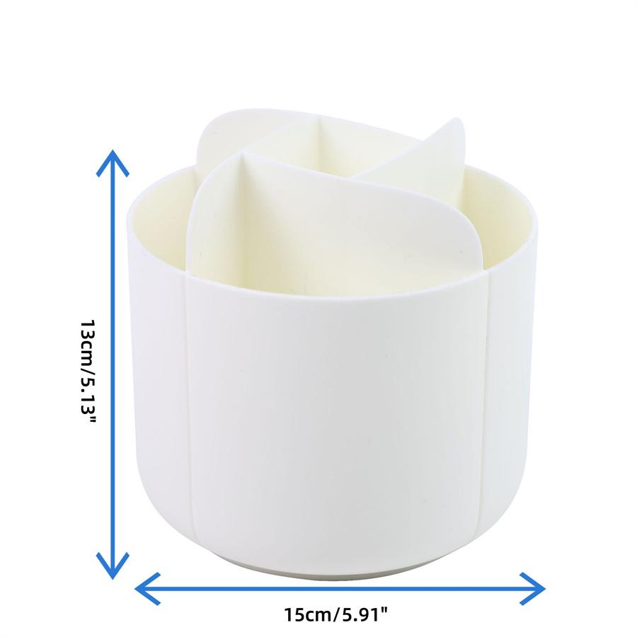 Drehbarer Stifthalter für den Schreibtisch, kreativer, multifunktionaler Schülerschreibtisch, Regal mit mehreren Fächern, einfacher Kosmetik-Organizer