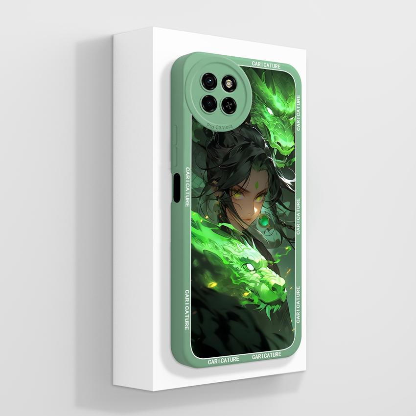 For Itel S23 S24 S25 P55 P65 A70 A80 Lovely Cat Phone Cover Camera Protection Soft Liquid Silicone High Quality Anti Fingerprint Case For Itel Housing