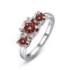 JoyceJelly S925 Silver Colors Moissanite Ring 2CT 4CT Total Full Moissanite Diamond Jewelry For Wedding Engagement Gift