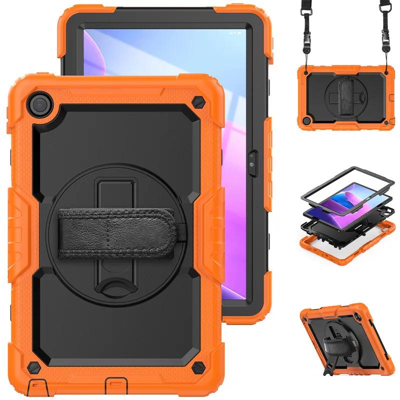 Case For Tab 10.1 TB311XU Xiaoxin Pad 11 M11 M10 3rd Gen TB328F Shockproof Cover+PET Screen Protector+Shoulder Strap