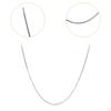 Snake Chain Necklace with Sturdy Clasp Single for Women Men Simple Clavicle Neck Jewelry