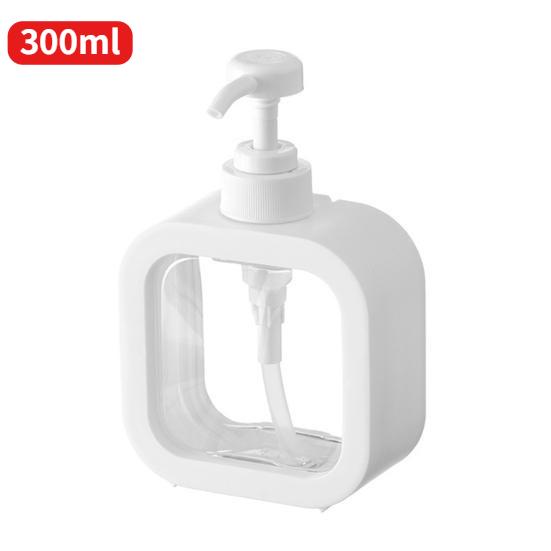 

Large-capacity hand sanitizer travel sub-bottling press type 300ML білий