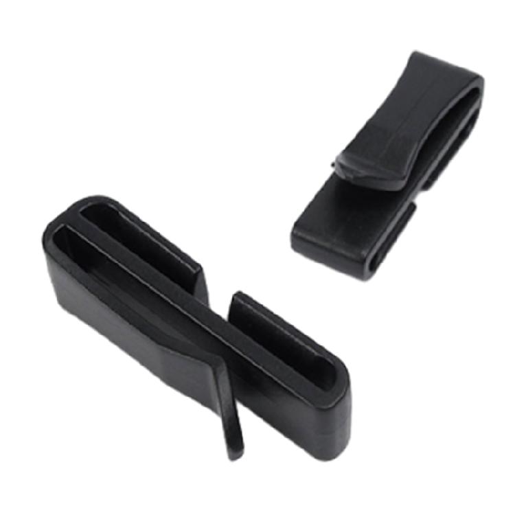 20Pcs Webbing Ending Clip Keeper Replacement Quick Slip Keeper Buckles Clip Connect Buckles for Webbing Backpack Belt