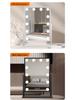 Large LED Lighted Makeup Vanity Mirror Square Portable Beauty Mirror