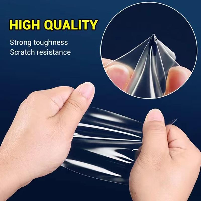 Valve Stems Caps 8Pcs Car Door Handle Sticker TPU Protective Film Decals Accessories For Volkswagen VW RLine R Golf Amarok T5 TiBR1