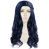 Descendants 2 Evie Cosplay Wig Blue Green Mix Long Wavy Women Synthetic Hair Party Role Play Costume Wigs