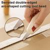 Box Cutter Auto-Retract Safety Blade Magnetic Portable Utility Knife Cardboard Tape Envelopes Cardboard Cutter Multi-Function Cutting Tool