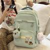 Women's Travel Backpack College Style Large Capacity Backpack Student Schoolbag Computer Bag with Coin Purse