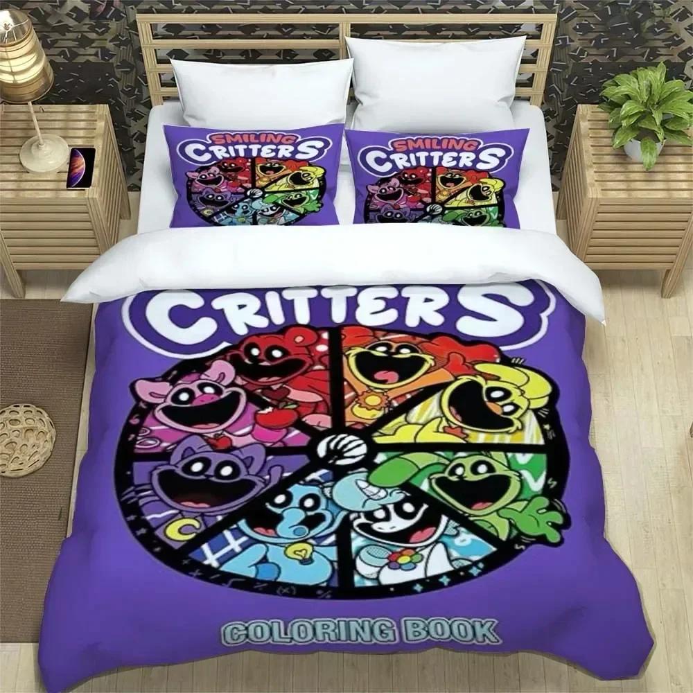 Top 3D Print Smiling Animals CATNAP DOGDAY Bedding Set Brand New Cool Anime Quilt Cover Pillowcase Soft Cartoon Children Gift