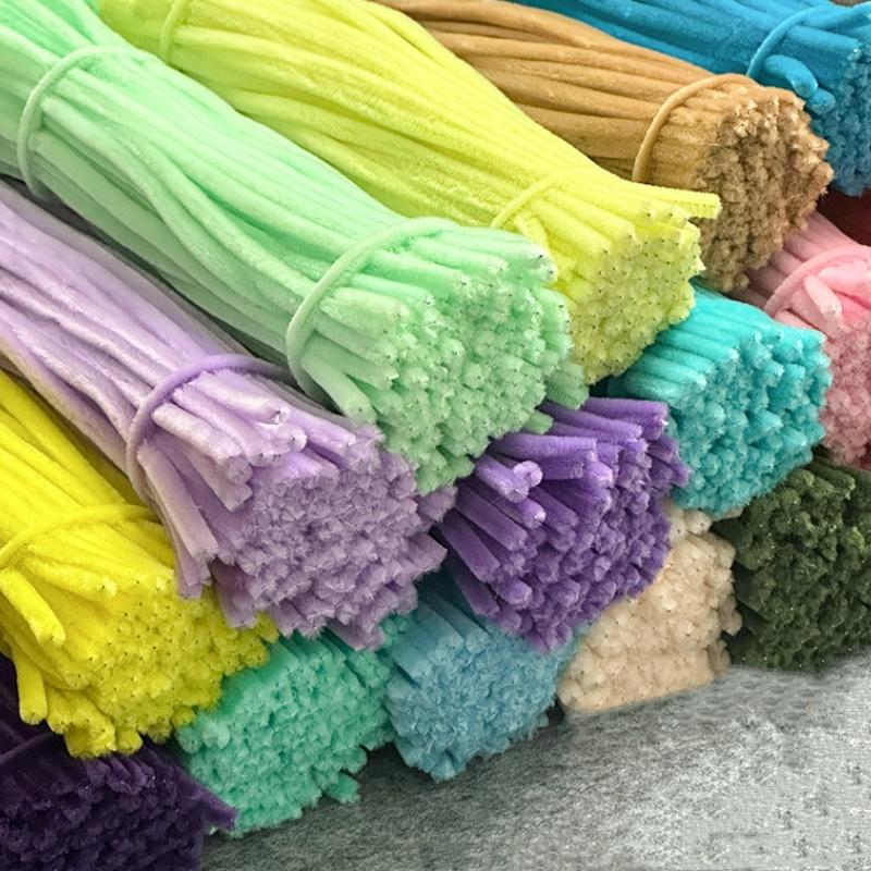 Cumpără produs: Curățători de pipă colorați 200/250/350, material artizanal, unelte pentru confecționarea buchetelor, cantități mari, seturi DIY pentru buchete