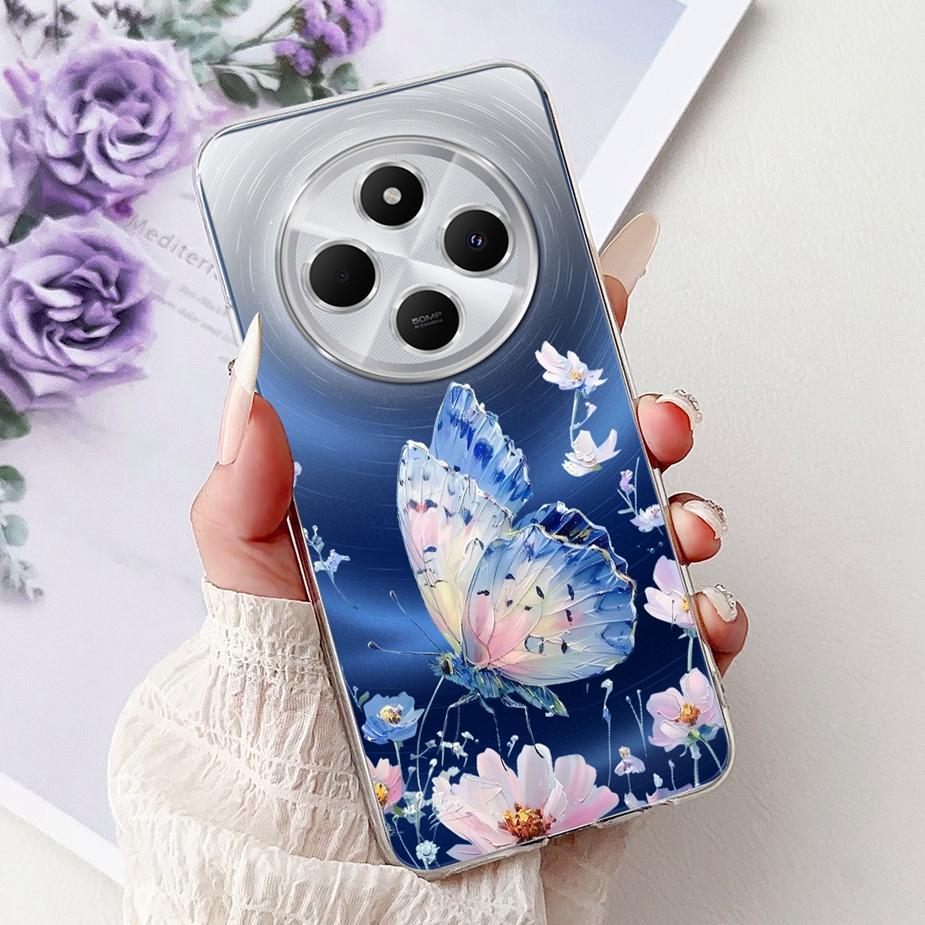 For Xiaomi Redmi 14C Case PocoC75 Lucky Fish Cute Cat Pattern Cover Soft Slim Phone Case For Xiaomi Poco C75 C 75 Redmi14C Shell