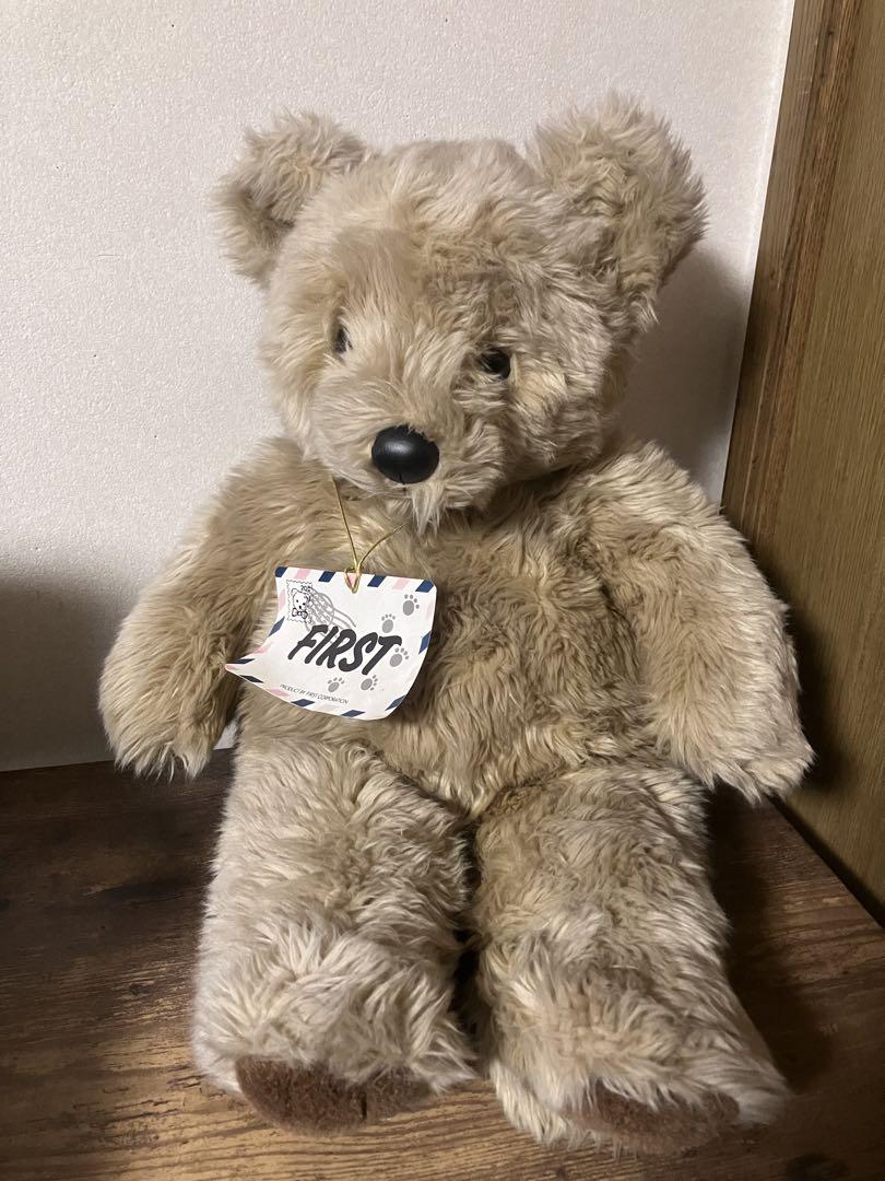 

[USED] Retro Showa era First Air Mail Bear (Medium) Teddy Bear Plush Toy