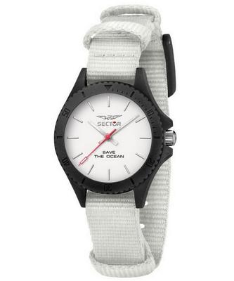 Save The Ocean Bílý ciferník Recyklovaný PET pásek Quartz R3251539503 Dámské hodinky