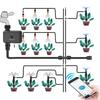 20FT 1/2" Schlauch 5G Dual-Frequenz Gartenbewässerungs-Timer-Kit 1/4" Einstellbarer Sprinkler Fernbedienung Automatisches Bewässerungssystem