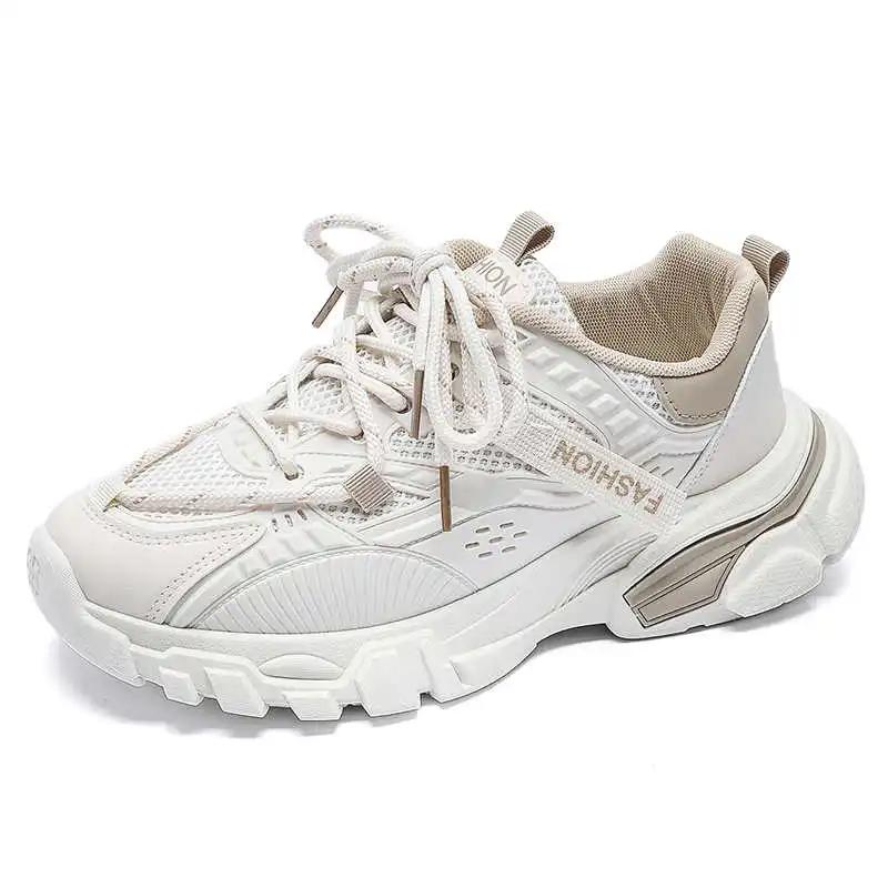 Fashion Anti-skid Road Sneakers Women Heels Boots Shoes Woman Platform Sneakers Sports Trending Trainners Designer Model Shose