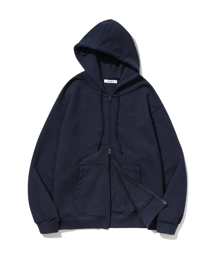 Brenson Coreed Loose Fit 2-Way Zip-Up Hoodie ( 8 Colors )