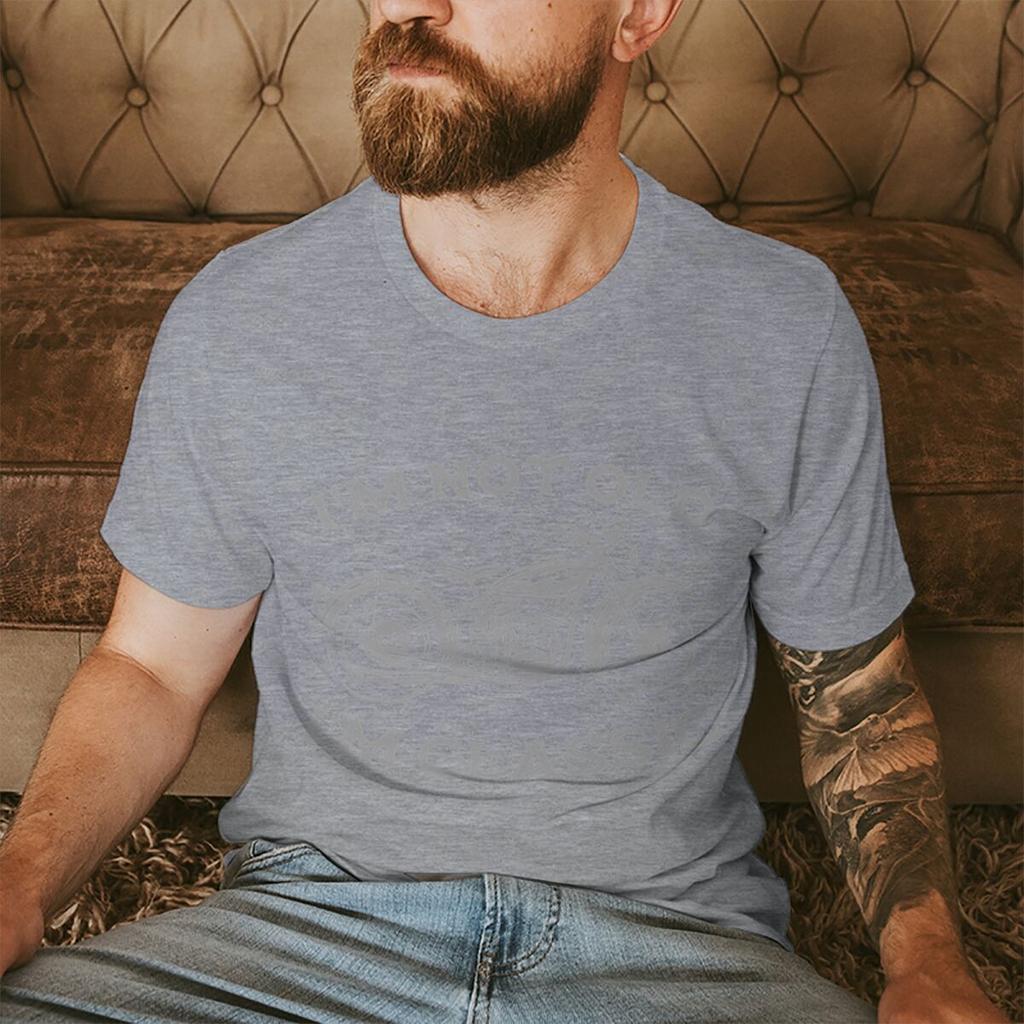 Im Not Old Im Classic Funny Motorcycle Print Tshirts Men Streetwear Short Sleeve Casual Crewneck Tshirt Funny Cycling Tshirt