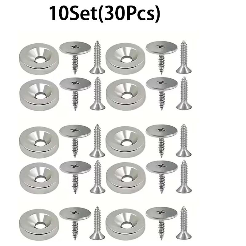Cabinet Door Magnet Catches Round Metal Magnetic for Wardrobe Hidden Closing Magnetic Door Catch Closer for Furniture Hardware